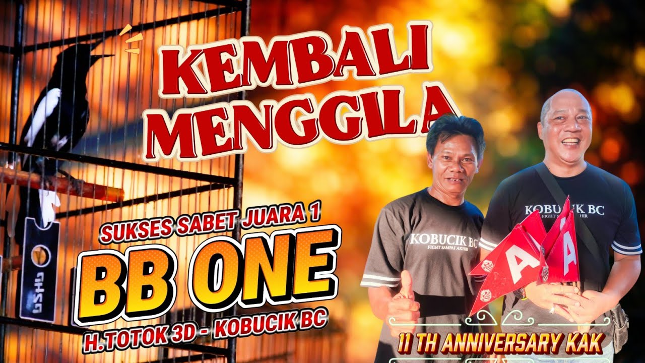 TRETES KLU UDAH KONSLET MEWAH BANGET🔸BB ONE SUKSES SABET JUARA 1🔸H.TOTOK 3D KOBUCIK BC