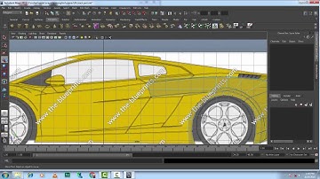 LAMBORGHINI GALLARDO MODELING MAYA TUTORIAL  (PART-01)