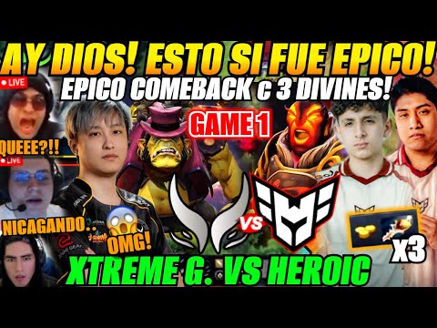 😲analizan HEROIC vs XTREME GAMING Game 1 Bo1 - BLAST Slam VI😲Matthew, leo, Benjaz analizan