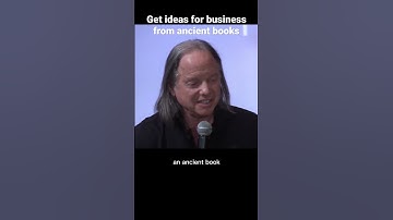 The best source for ideas: ancient books