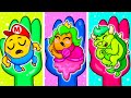 Avocado vs Super Mario | Noob vs Pro Challenge | Funny Parents vs Kids Situations by Avocado Couple