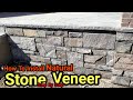 How To install Natural Stone Veneer  - Step By Step  ,
