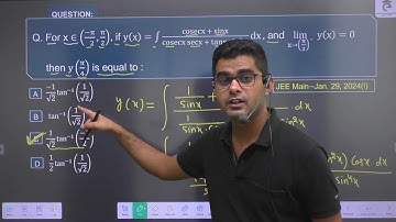 JEE Main 2024 PYQ✅️Indefinite Integration-5✅️JEE Mains & Advanced 2025 #jee2025 #jeemains2025 #maths