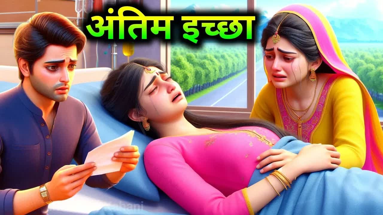 अंतिम इच्छा। दो अनाथ बहनों की कहानी। Hindi story ｜ Love story 