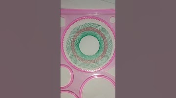 Spirograph design pattern ##3dart #easy #shorts #youtubeshorts #trending #vlog #spiragraphartsworld