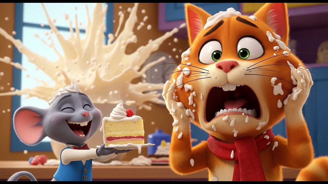 Cake Disaster in Kitchen 🍰