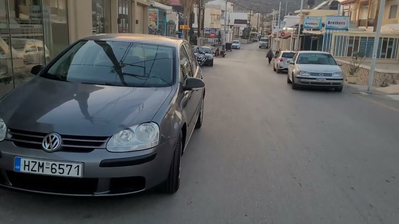 Stalida village beach and town|| 