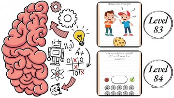 Brain Test : Level 83 , 84 – How to Solve? (Walkthrough)