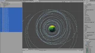 Orbit mechanics 2d gravity test