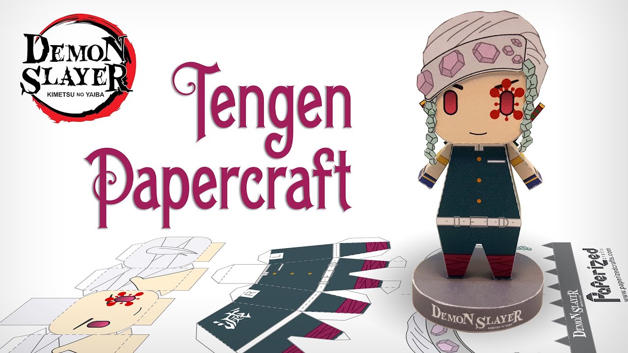 Demon Slayer: Tanjiro Kamado Papercraft, Paperized Crafts