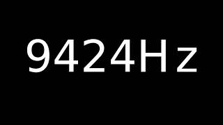 Speaker Sound Test 9424Hz | Speaker cleaner sound