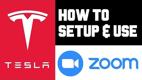 Tesla How To Setup & Use Zoom - How To Use Zoom Workplace Video Call Meetings in Your Tesla Vehicle