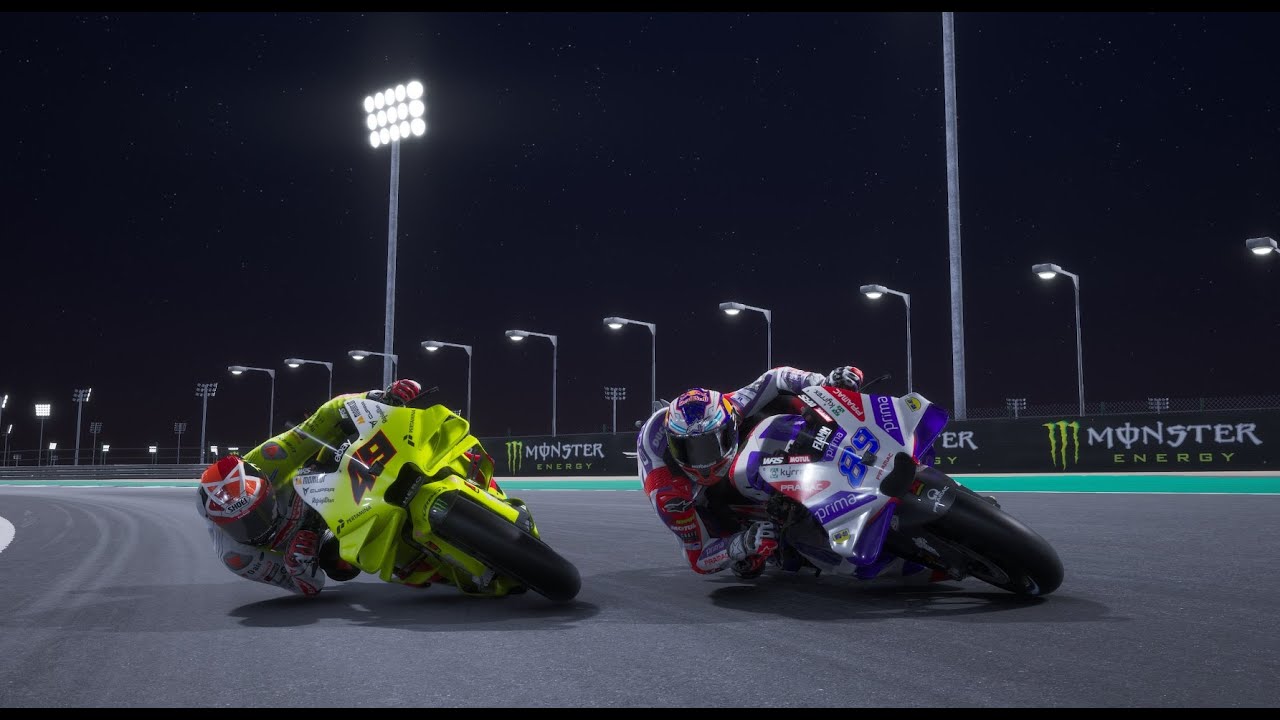 FABIO DI GIANNANTONIO VS JORGE MARTIN MOTOGP DOHA QATAR 2024 SEASONS ...