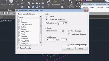 Make X Section and L Section in Auto cad 2017 with SW STM in Urdu/Hindi