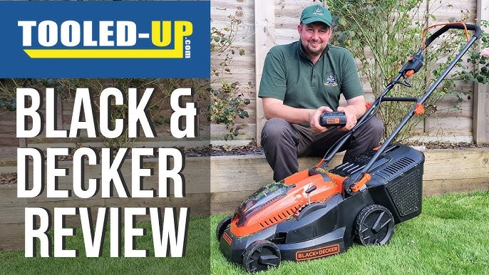 Black and Decker outdoor power tools & battery powered lawnmower