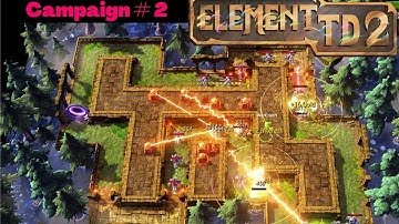 Element TD 2: Campaign Chapter 2 "The Most relaxing Tower Defense Game" (No Commentary Gameplay) PC