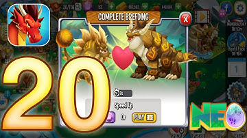 Dragon City: Gameplay Walkthrough Part 20 - Breeding Terra And Double Terra (iOS, Android)