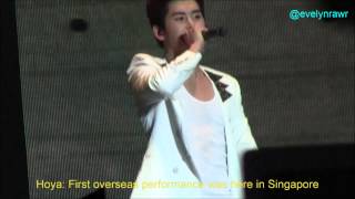 131005 Infinite One Great Step in Singapore - Ending ment