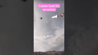 Copter hunt for terrorists