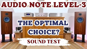 AUDIO NOTE LEVEL THREE. SOUND SAMPLES. #hifi #audiofile #stereo #audiotest