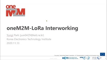 [oneM2M tutorial 2021] oneM2M-LoRa interworking
