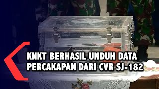 KNKT Berhasil Unduh Isi Percakapan dari CVR Sriwijaya Air SJ 182