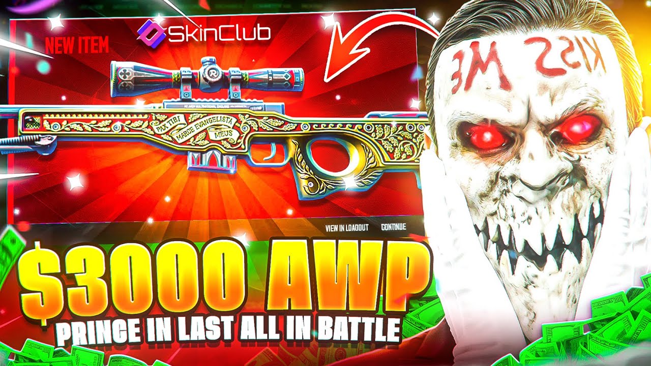 $3000 AWP PRINCE DROP ON SKINCLUB… THIS IS INSANE