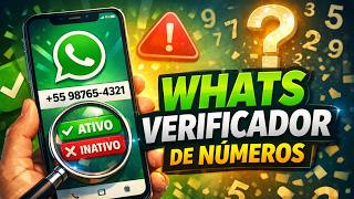 🔴CHEGADOR E VERIFICADOR DE NÚMEROS DO WHATSAPP EM MASSA screenshot 4