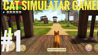 CAT SIMULATOR GAME " CAT OPEN WORLD GAMES! BEST CAT GAME! IN ( ANDROID ) screenshot 5