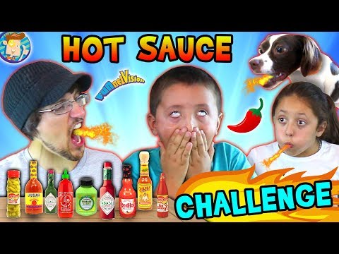 hot-sauce-challenge!-spicy-alert!-waahhh-wahhhh!!-funnel-vision-tries-15+-spicy-bottles