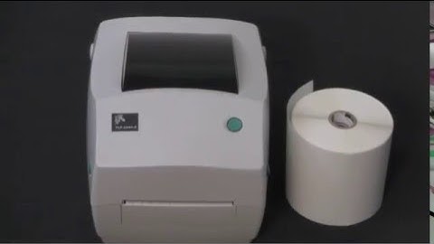 Obsługa drukarki Zebra TLP2824 Plus