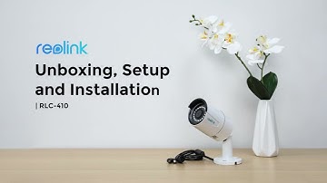 Instacam Reolink RLC 410 5MP POE - Unboxing, Setup & Installation -