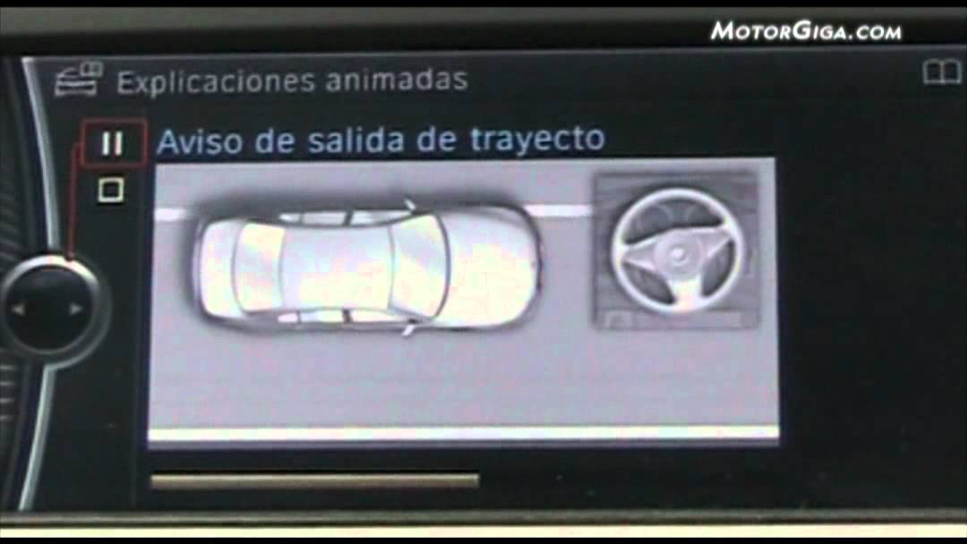técnica ingles bmw serie6 video advertencia cambio carril