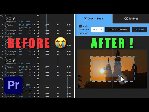 Video Drag Zoom Pro for Adobe Premiere Pro Tutorial - youtube