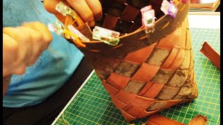 Making Leather And Bark Baskets With The Bodgers 4K