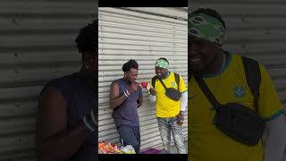 Barbagreen is a real Argentina fan.#argentina #worldcup #messi #viralvideo #fyp #jamaica #interview