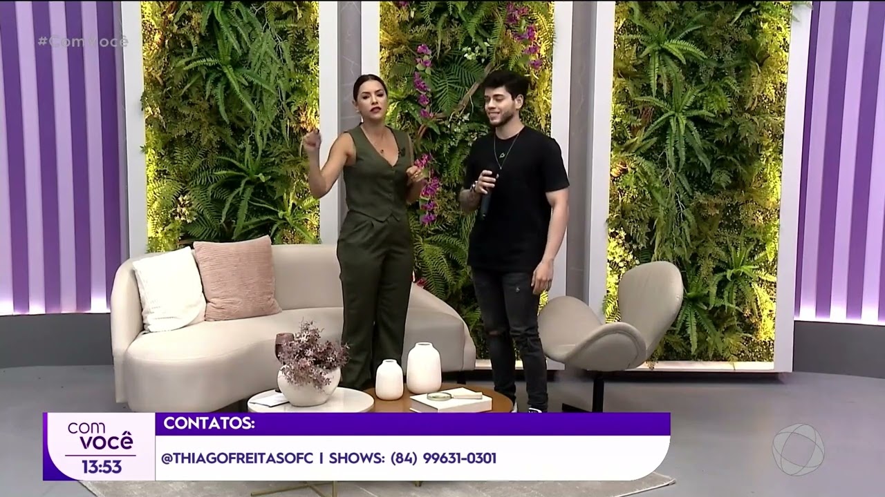 Quartou: Thiago Freita no programa de hoje  - Com Você