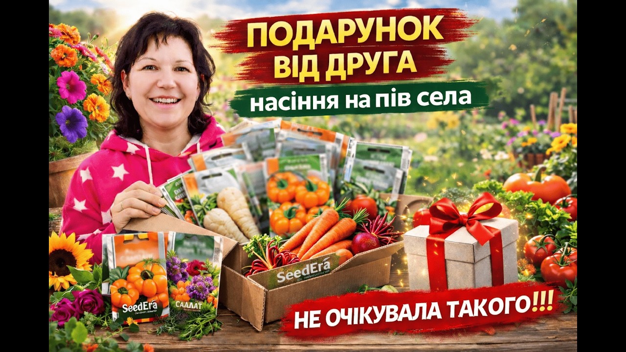 Я обіцяла собі більше не купувати насіння… Але сталося це🌾🥕🥒🍅🌿. РОЗПАКОВКА
