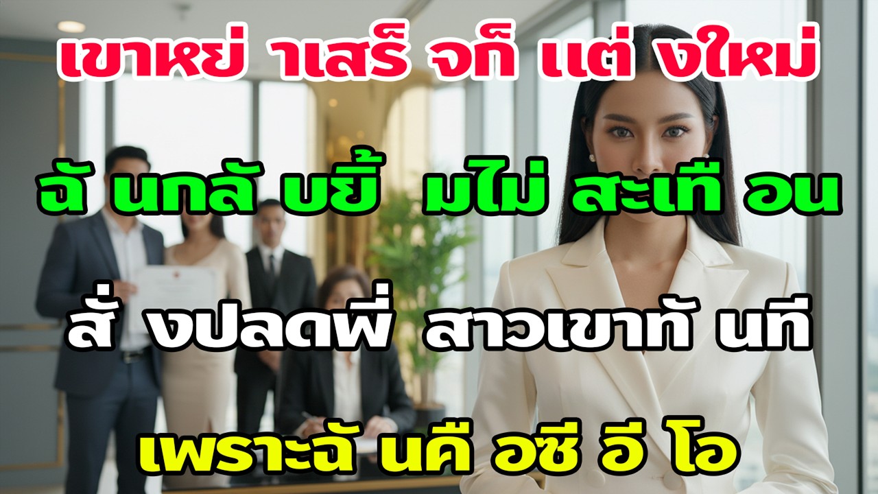 สามีหย่าเสร็จรีบจดทะเบียนกับมือที่สาม ฉันยิ้มปลดพี่สาวเขาแล้วเตือนว่าฉันเคยเป็นซีอีโอ