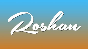 Roshan Name Signature Style | Roshan Signature Style | R Name Signature Styles