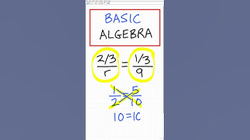 BASIC Algebra Equations Fractions - Quick Practice