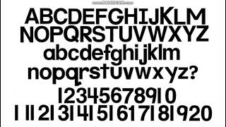 What font is Jumpstart Kindergarten Puzzle Game