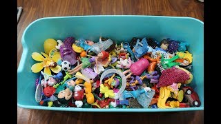 Большая Коробка Игрушек Киндер Сюрприз И Разные Маленькие Игрушки. Large Box Kinder Surprise Toys