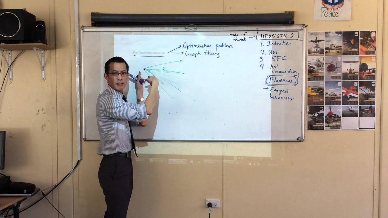 The Travelling Salesman (3 of 3: Ant Colonisation Heuristic)