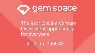 ✨✨✨ Perfect Venture Investment – Gem Space super App + marketplace Gem Market #gemspace #gemmarket screenshot 1