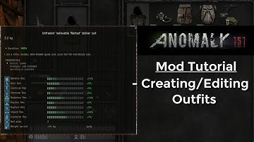 STALKER Anomaly Basic Addon Tutorial - Creating/Editing Outfits