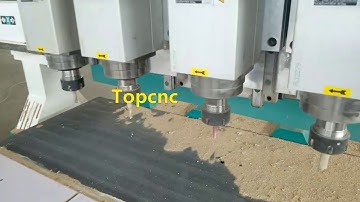 Tiptop----Samples show video of four process cnc router