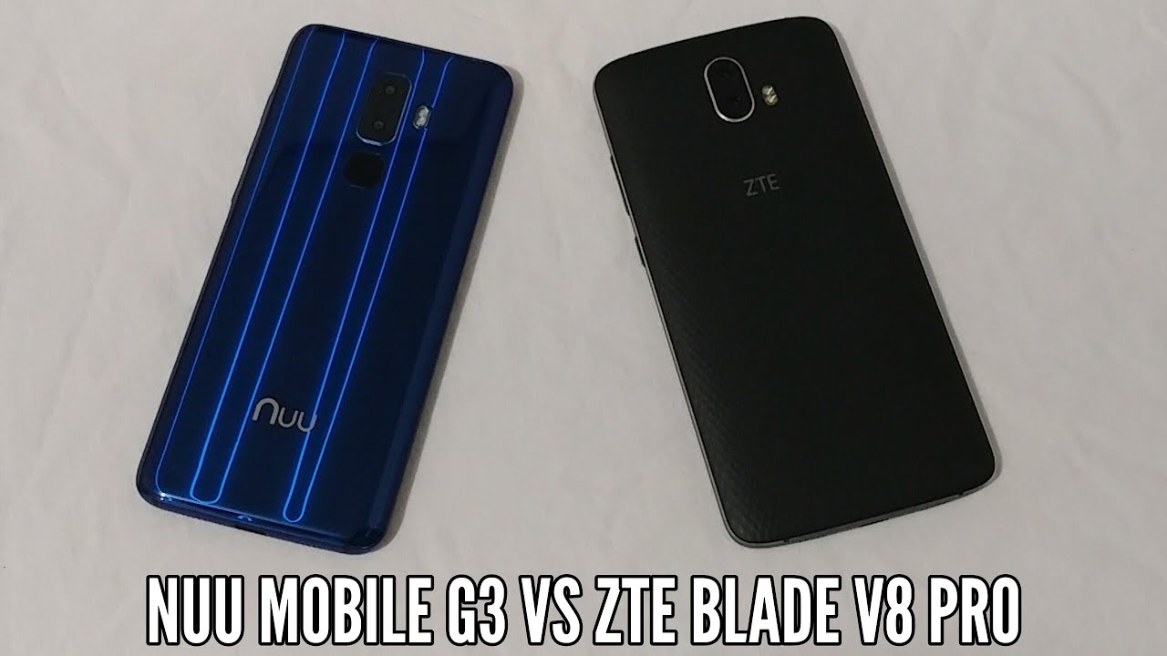 NUU Mobile G3 vs ZTE Blade V8 Pro Speed Test Comparison