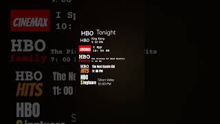 HBO Asia Schedule Tonight 7-20-2025