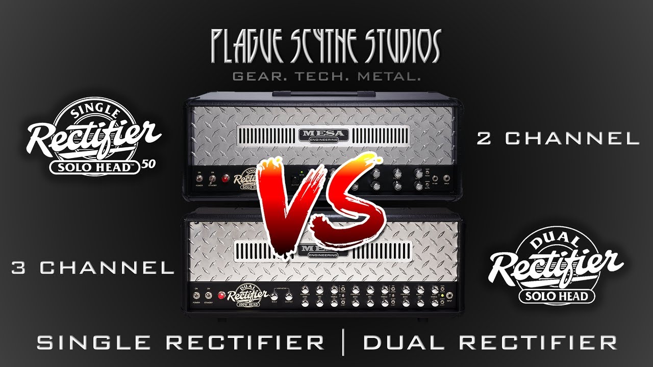 Dual single. Mesa Boogie Single Rectifier solo head 50.